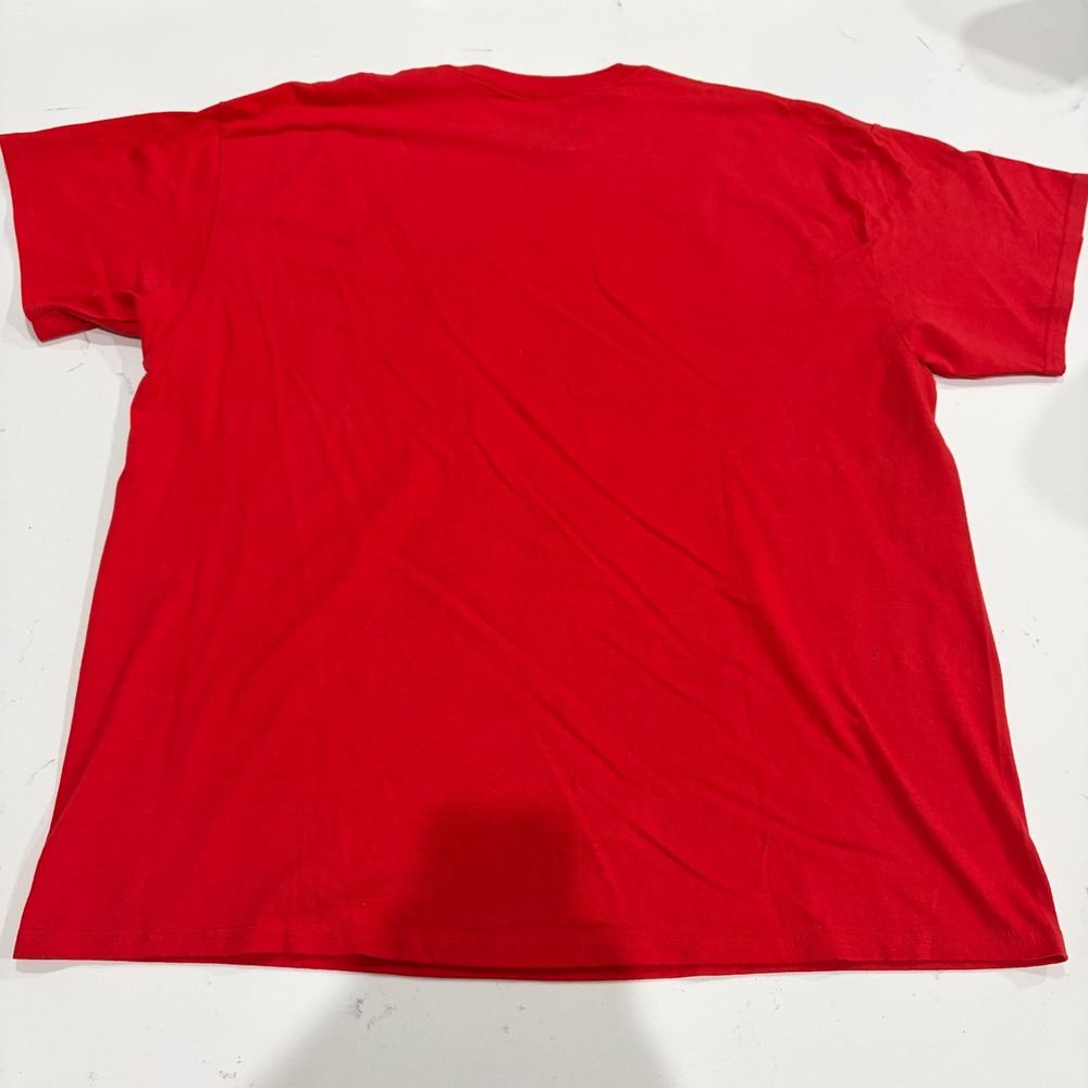 Hardten Clothing Mens Red Dabbing Bear Graphic T-Shirt 2XL Streetwear Y2K Baggy - Picture 6 of 6